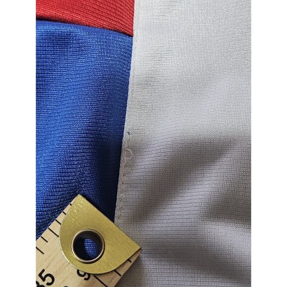 Vintage McGregor Jacket Mens Large White Blue Competitors Track Jacket - Picture 2 of 10